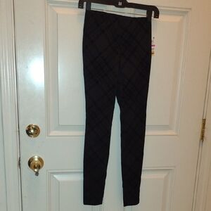 Black Plaid Leggings